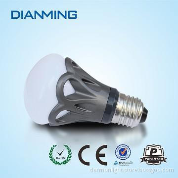 2013 newest dimmable led bulb 6w cool white CRI>90 480lm
